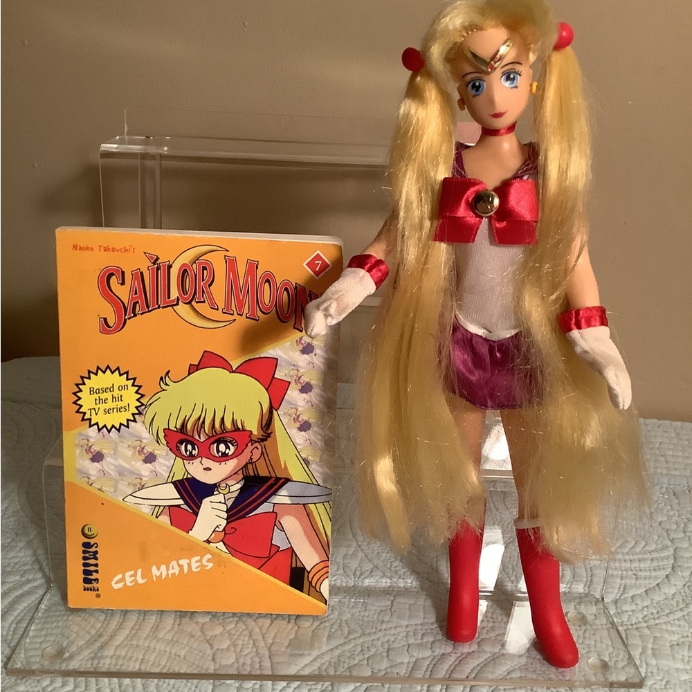 Vintage Sailor Moon Doll & Book